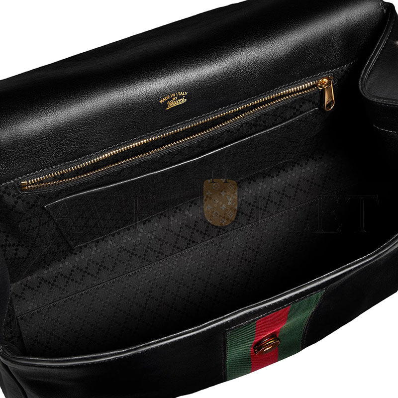 GUCCI PAPARAZZO LARGE TOP HANDLE BAG ‎875019 (37*29*13cm)